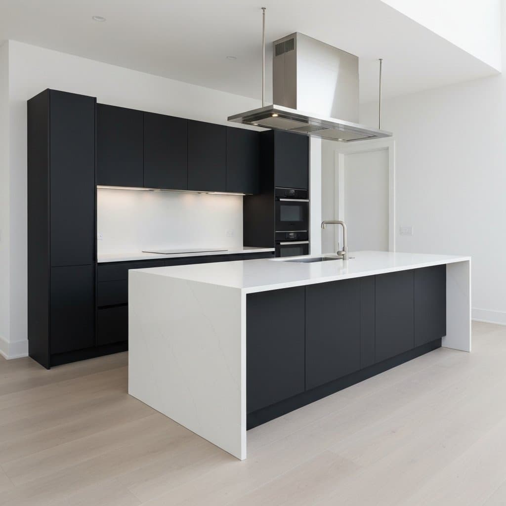 Wyspa kuchenna – minimalne wymiary i odległości dla funkcjonalności